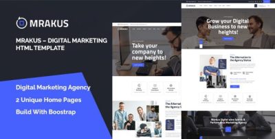 Mrakus - Digital Marketing HTML Template