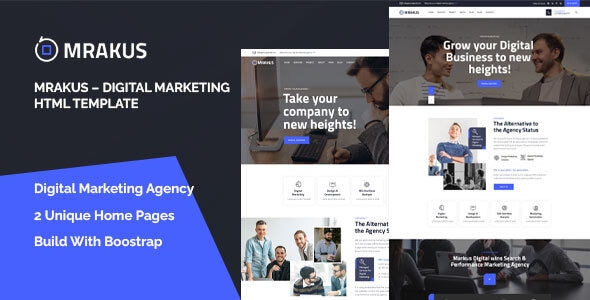 Mrakus - Digital Marketing HTML Template Mrakus - Digital Marketing HTML Template