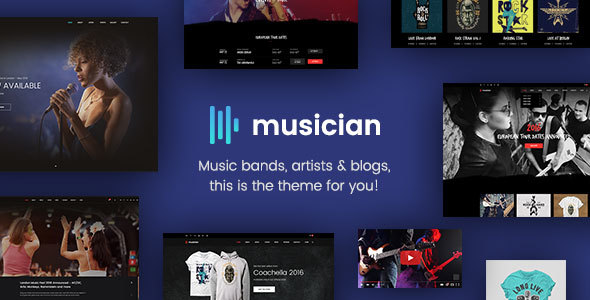 Musician - Music Band, Blog, Shop HTML Template Musician - Music Band, Blog, Shop HTML Template