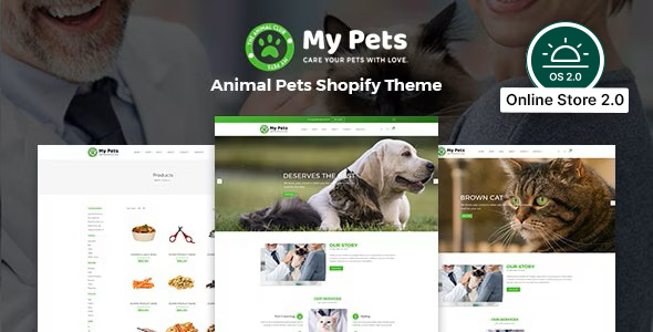 My Pets - Pet Sitter, Pet Shop, Animal Care Shopify Theme My Pets - Pet Sitter, Pet Shop, Animal Care Shopify Theme