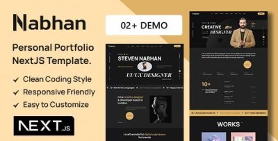 Nabhan - Personal Portfolio React NextJS Template