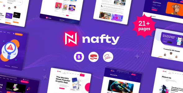 Nafty - crypto and NFT CakePHP Template Nafty - crypto and NFT CakePHP Template