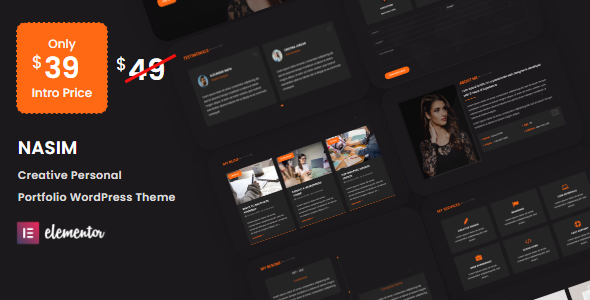 Nasim - Personal Portfolio WordPress Theme Nasim - Personal Portfolio WordPress Theme