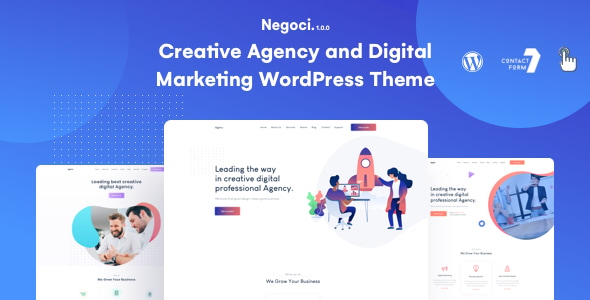 Negoci Creative Marketing WordPress Theme Negoci Creative Marketing WordPress Theme