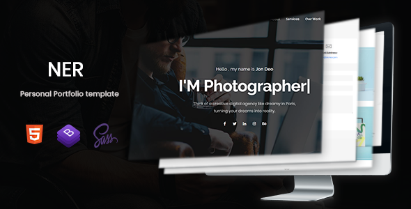 Ner - Personal Portfolio Template Ner - Personal Portfolio Template