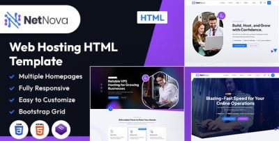 NetNova | Web Hosting HTML Template