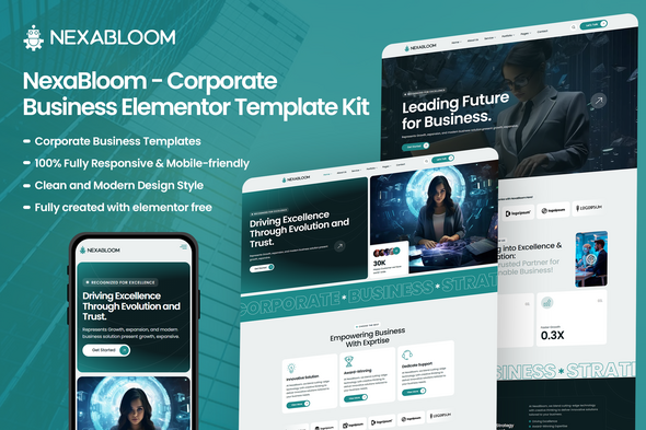 Nexabloom – Corporate Business Elementor Template Nexabloom – Corporate Business Elementor Template