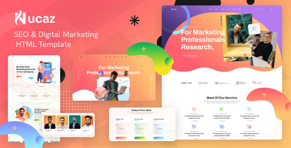 Nucaz - Digital Marketing & SEO HTML Template Nucaz - Digital Marketing & SEO HTML Template