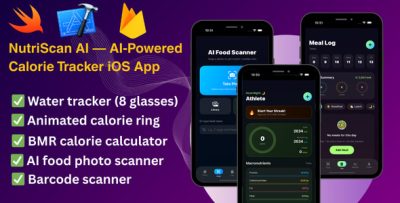 NutriScan AI - AI-Powered Calorie Tracker iOS App - IOS Swift