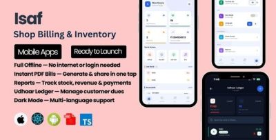 Offline Inventory & Billing Management System | React Native Expo Mobile App for Android & iOS