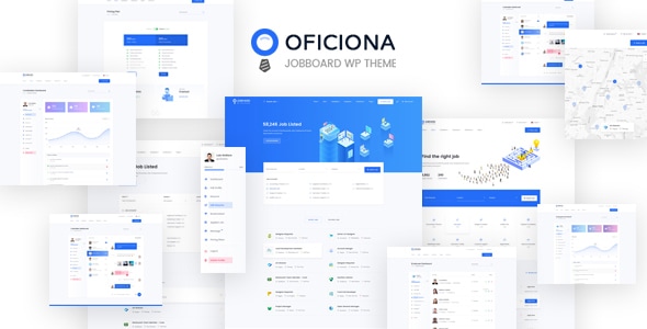 Oficiona - Job Board WordPress Theme Oficiona - Job Board WordPress Theme