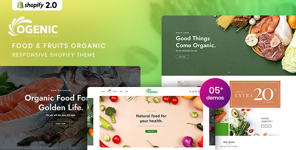 Ogenic - Food & Fruits Organic Responsive Shopify Theme Ogenic - Food & Fruits Organic Responsive Shopify Theme