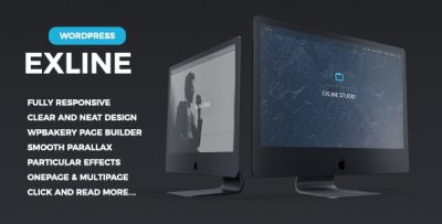 One Page Elementor WordPress Theme | Exline