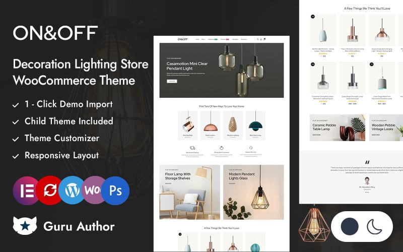 On/Off - Lighting and Home Decor Store Elementor WooCommerce Responsive Theme On/Off - Lighting and Home Decor Store Elementor WooCommerce Responsive Theme