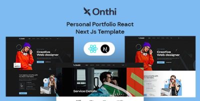 Onthi - Personal Resume React & Nextjs Template