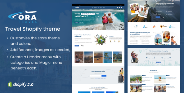 Ora - Travel & Adventure Shop Shopify Theme Ora - Travel & Adventure Shop Shopify Theme