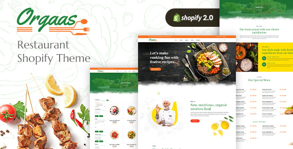 Orgass - Food Delivery Shopify Theme Orgass - Food Delivery Shopify Theme