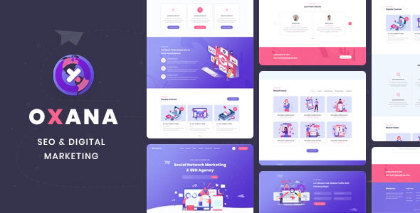 Oxana - SEO & Digital Marketing HTML Template Oxana - SEO & Digital Marketing HTML Template