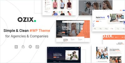 Ozix - Agencies and Companies WordPress Theme