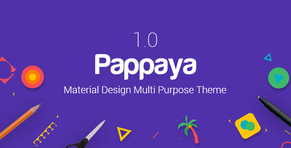 Pappaya | Material Design WordPress Theme Pappaya | Material Design WordPress Theme