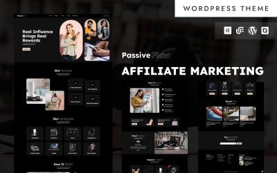 Passive Flow - Micro-Niche Affiliate Marketing WooCommerce WordPress Elementor Theme