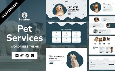 Pawfect - Pet Daycare & Veterinary Services WordPress Elementor Theme