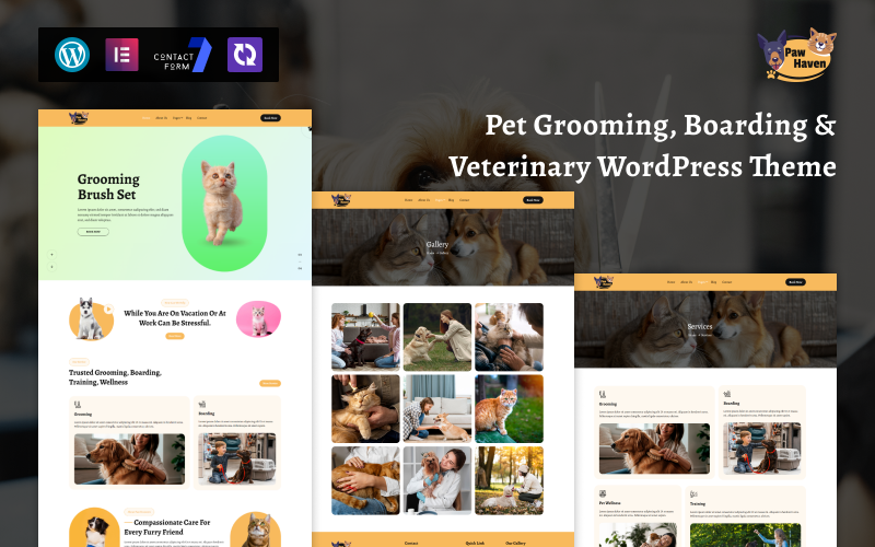 PawHaven - Pet Grooming, Boarding & Veterinary WordPress Theme PawHaven - Pet Grooming, Boarding & Veterinary WordPress Theme