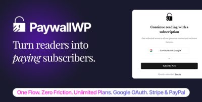 PaywallWP - WordPress Membership, Subscription & Content Paywall