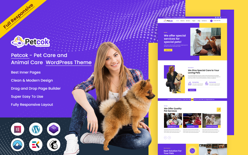 Petcok - Pet Care & Animal Care WordPress Theme Petcok - Pet Care & Animal Care WordPress Theme