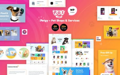 Petgy - Pet Shops & Services Elementor WordPress Theme