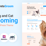 PetsGroom - Animal Care & Pet Grooming WordPress Theme