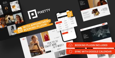 Photographer Booking Theme - Pixetty