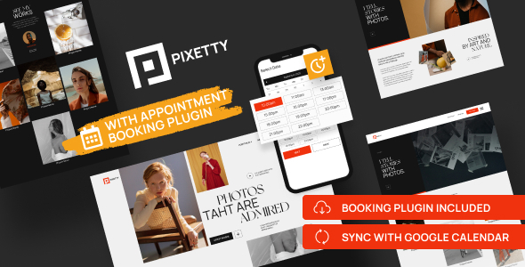 Photographer Booking Theme - Pixetty Photographer Booking Theme - Pixetty