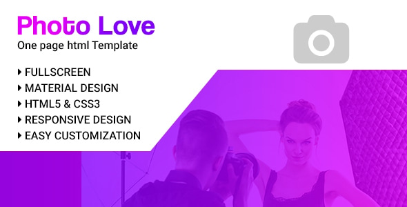 PhotoLove || Photography Portfolio Template PhotoLove || Photography Portfolio Template