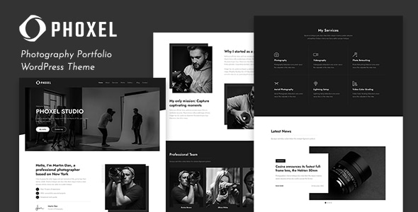 Phoxel - Photography Portfolio WordPress Theme Phoxel - Photography Portfolio WordPress Theme