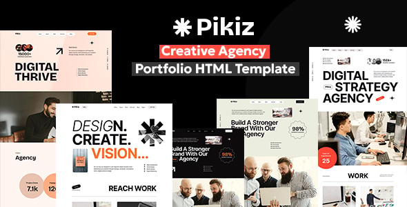 Pikiz – Creative Agency Portfolio HTML Template Pikiz – Creative Agency Portfolio HTML Template