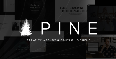 Pine - Creative Agency & Portfolio WordPress Theme