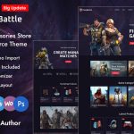PlayBattle - Video Game and Electronics Accessories Store Elementor Woocommerce Responsive Theme
