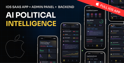 PoliticsPulse AI - Political Intelligence iOS App with Admin Panel and Firebase Backend