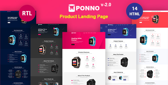 Ponno - Product Landing Page Ponno - Product Landing Page