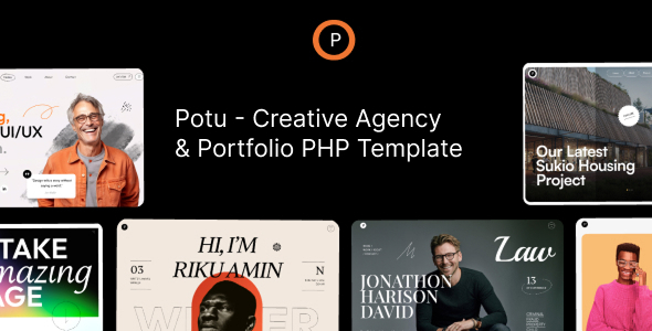 Potu - Creative Agency & Portfolio PHP Template Potu - Creative Agency & Portfolio PHP Template