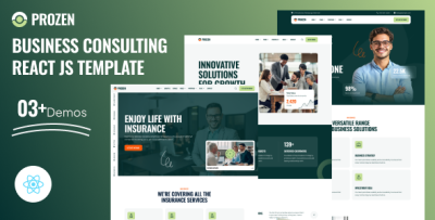 Prozen - Business Consulting React JS Template