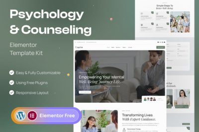 Psychia - Psychology & Counseling Elementor Template Kit