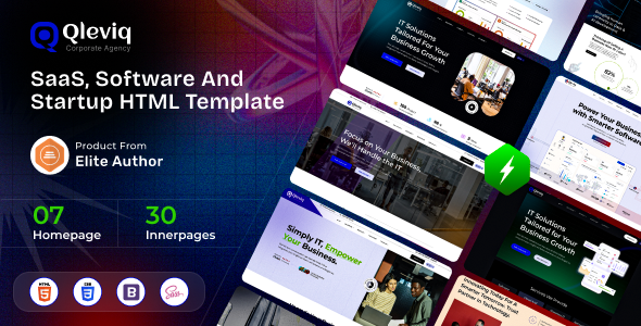 Qleviq - SaaS, Software and Startup HTML Template Qleviq - SaaS, Software and Startup HTML Template