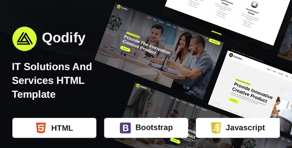 Qodify - IT Solutions And Services HTML Template Qodify - IT Solutions And Services HTML Template
