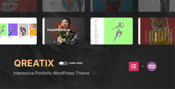 Qreatix - Interactive Portfolio WordPress Theme Qreatix - Interactive Portfolio WordPress Theme