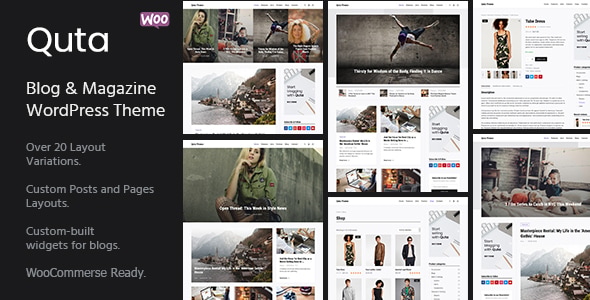 Quta - A WordPress Blog & Shop Theme Quta - A WordPress Blog & Shop Theme