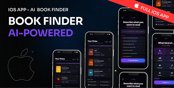 ReadMind - AI Book Finder for iOS ReadMind - AI Book Finder for iOS