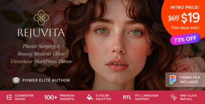 Rejuvita - Plastic Surgery & Beauty Medical Clinic WordPress Theme