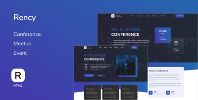 Rency - Conference Landing Page